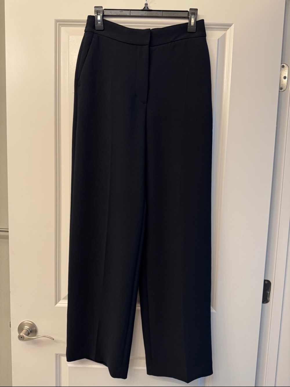 Wilfred Black Wide-Leg Dress Pants